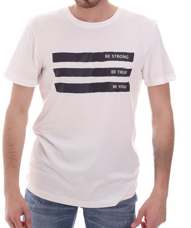 329144 - Antony Morato T-shirt mezza manica in cotone con stampa bandiera