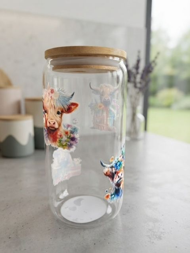 16oz Glass Cup