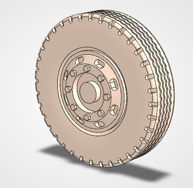 1:43.5 4 Axle Wheelsets 22mm