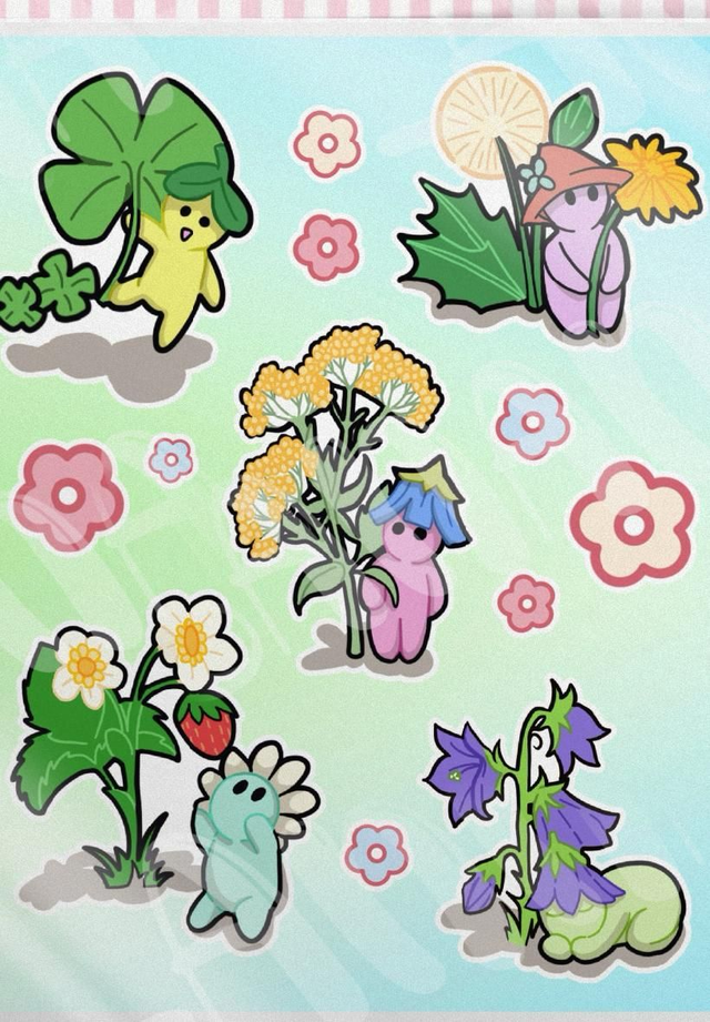 Fairyfolk sticker sheet