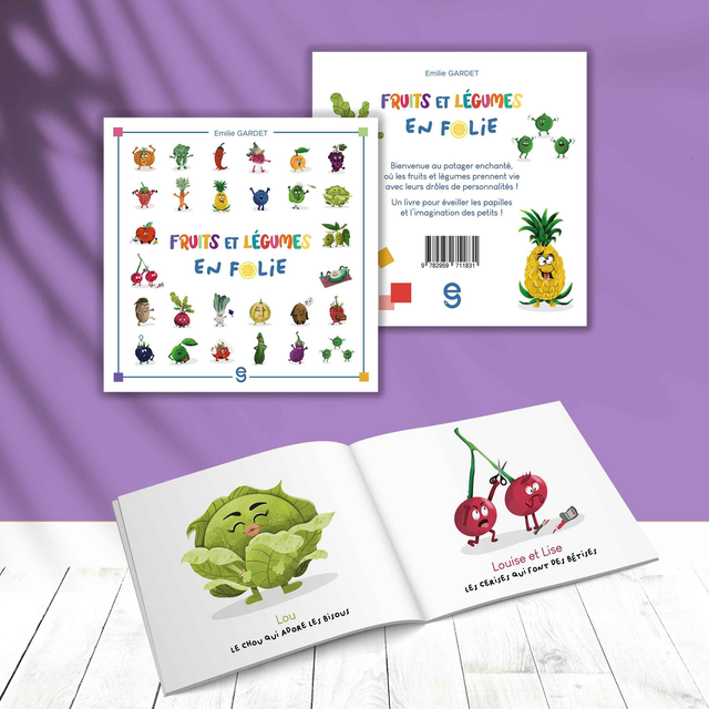 Livre "Fruits et légumes en folie"
