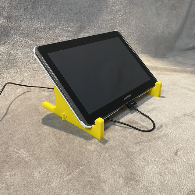 Support pour tablette Jaune