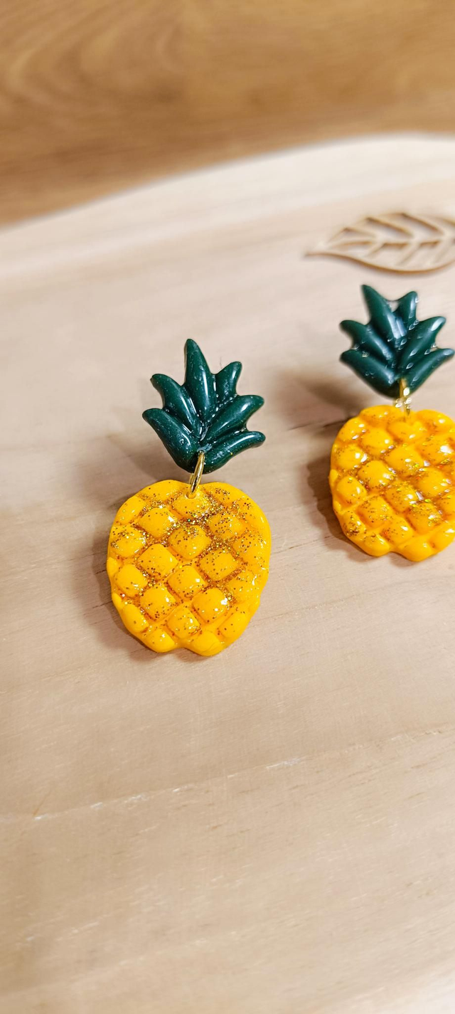 Boucles d'oreilles - Ananas