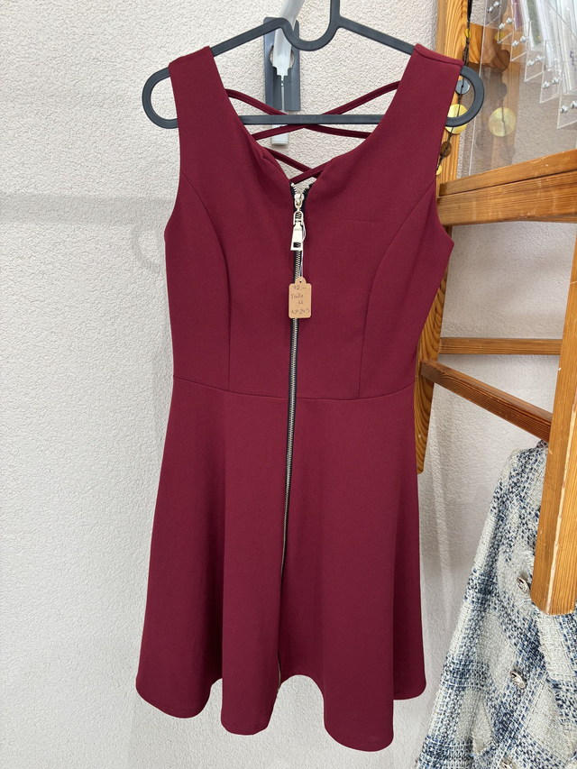 Robe rouge Icy prato Made in Italy (245)