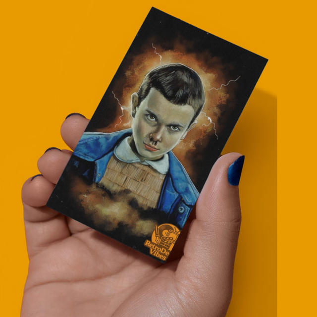 Stranger Things Eleven Collectible Sketch Card