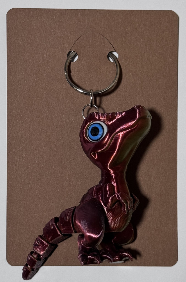 Porte-clés Velociraptor Articulé 03