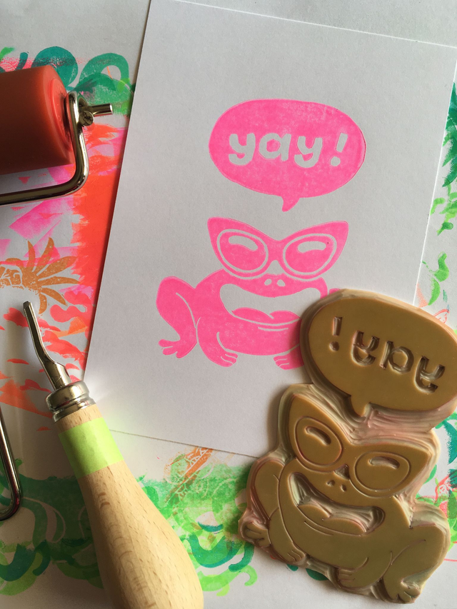 Atelier initiation à la linogravure