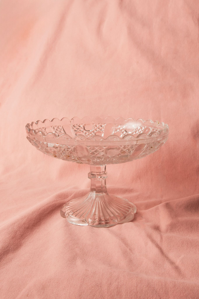 Compotier, présentoir en verre ✨