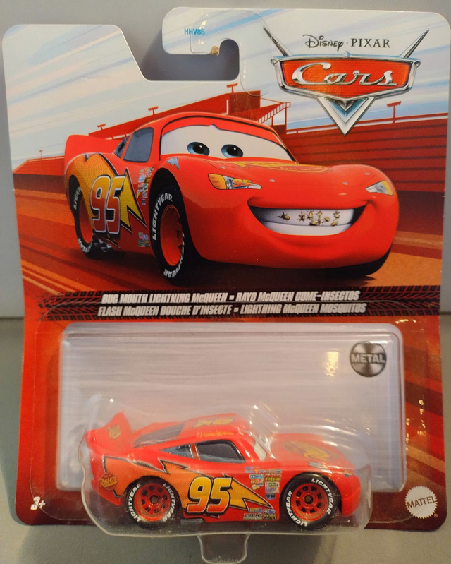 Disney Pixar Cars 1 - Bug Mouth Lightning McQueen