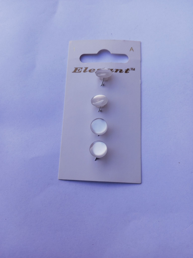 Knoop 002 (Elegant)  Wit glans