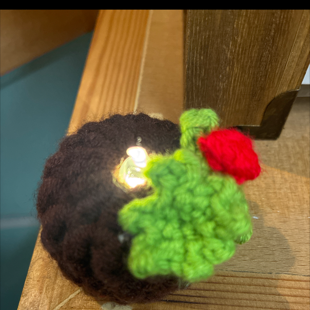 Christmas pudding light 