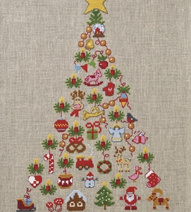 Permin The Advent Tree Counted Cross Stitch Kit