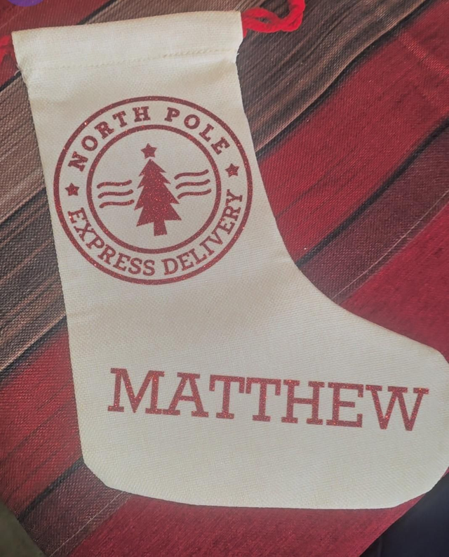 🎄 North Pole Express Delivery Stocking