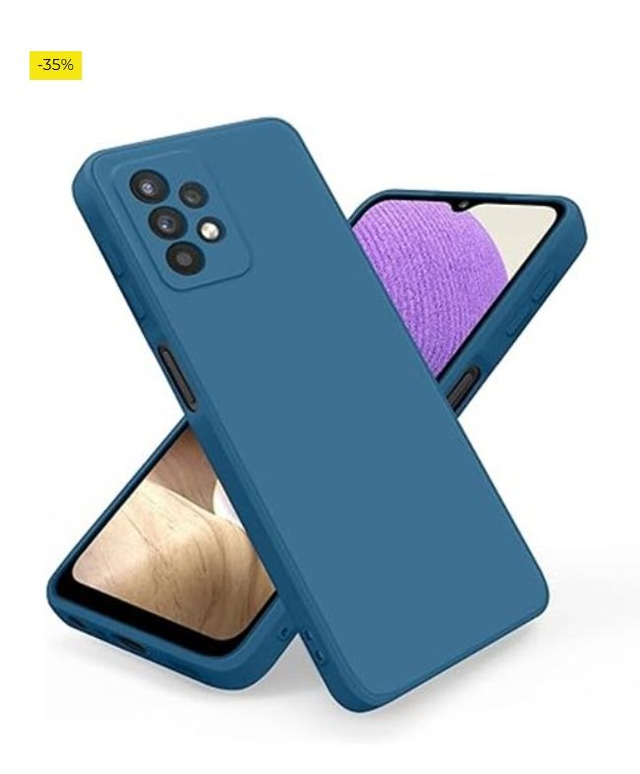 AK Funda para Samsung Galaxy A32 5G / Samsung Galaxy M32 5G, de Liquida Silicona con Forro de Microfibra Suave