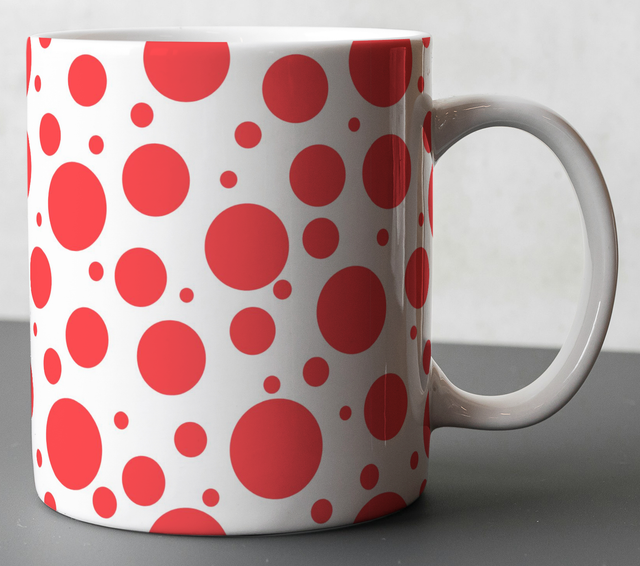 Red Circle Mug