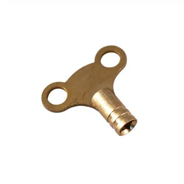 Radiator Key - Brass, Clock Style
