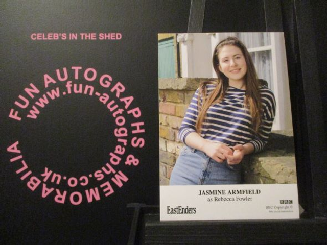 Jasmine Armfield (Rebecca Fowler) Original EastEnders Cast Card