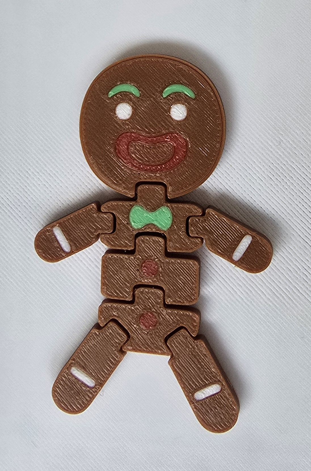 Bonhomme pain d'épice flexible