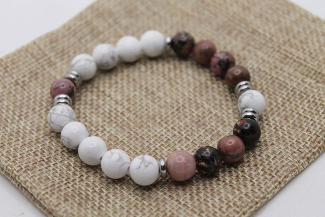 Howlite - Rhodonite
