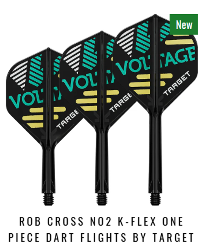 Rob Cross No2 K-Flex One Piece Dart Flights by Target