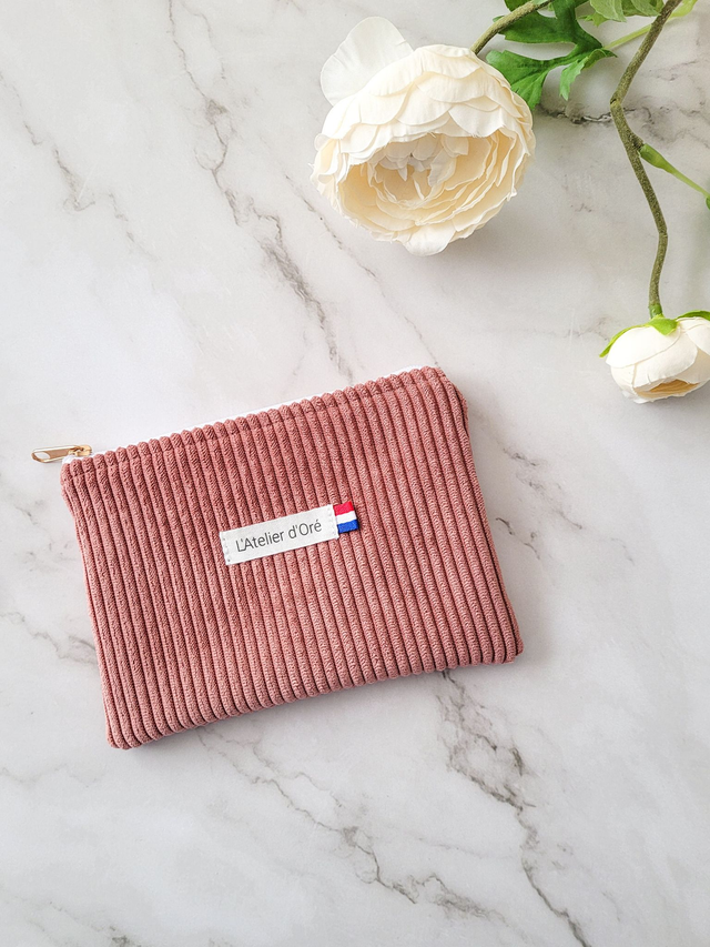 Trousse Chloé vieux rose