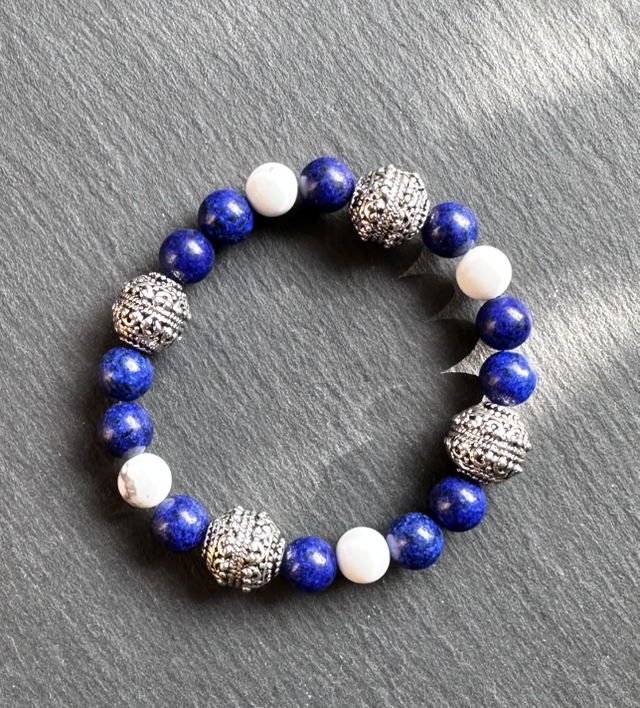 Armband Blauer-Enzian 💙 Boho-Edition