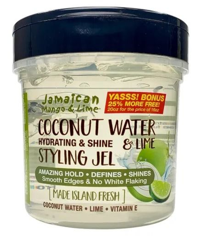 JAM MANGO & LIME: COCONUT WATER & LIME STYLING JEL 20OZ
