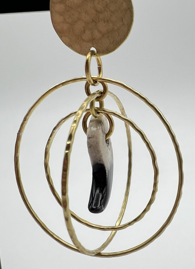 Boucles d’oreilles "L'Oiseau en Cage" 