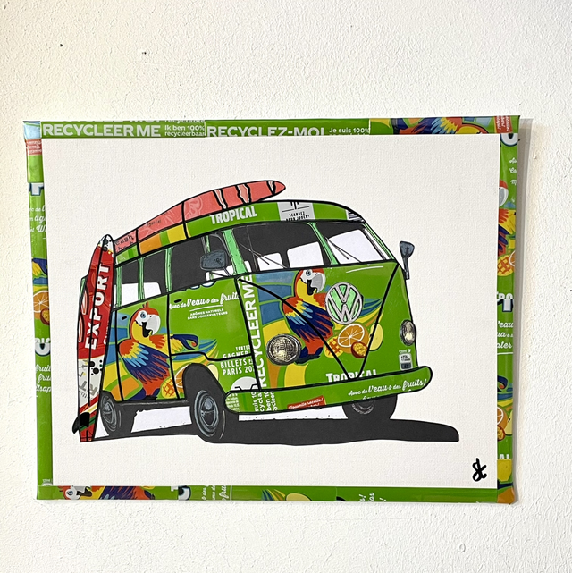 Tableau Combi van vintage 