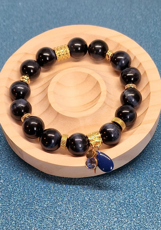 Bracelet Œil de Faucon XL en 1,2 cm 