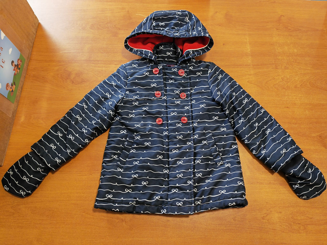 Blouson + gants en 2 ans