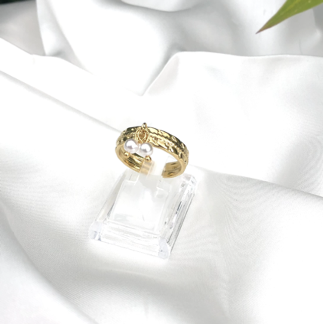 Mélodie* bague perles 