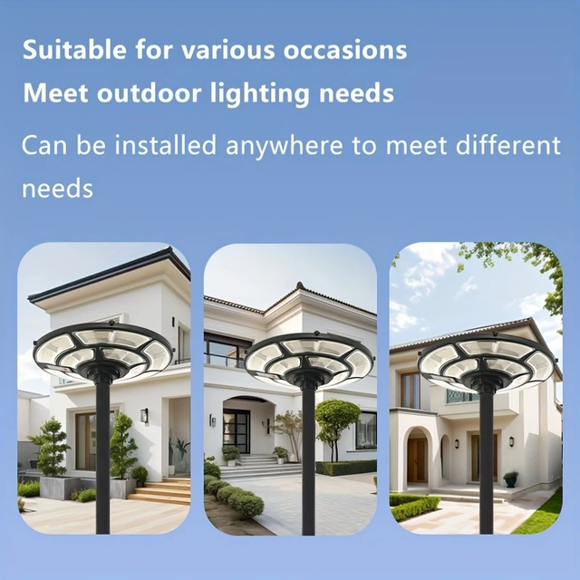 Large Round Solar Light with 692 LEDs