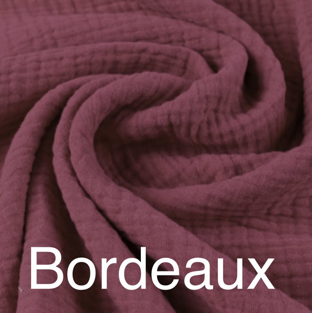 Double gaze bordeaux