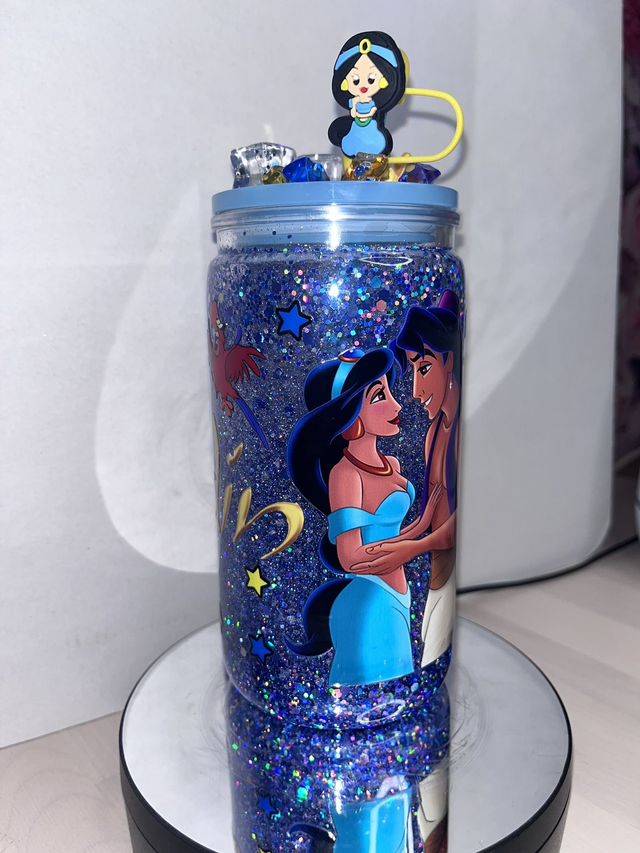 GOBELET PAILLETTE    ALADIN ET JASMINE 