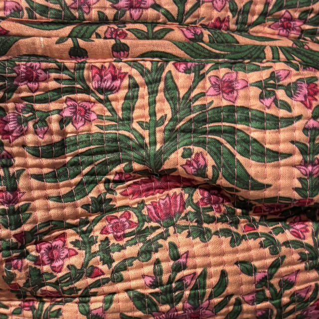 Pink Autumnal Toiletry Bag - Medium