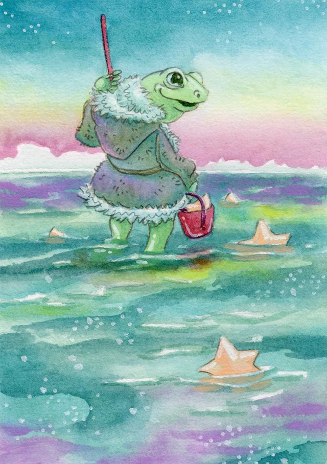 13 le pêcheur d'étoiles Original 10x15 cm