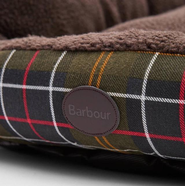 Barbour Snuggle Dog Bed 35" Classic Tartan