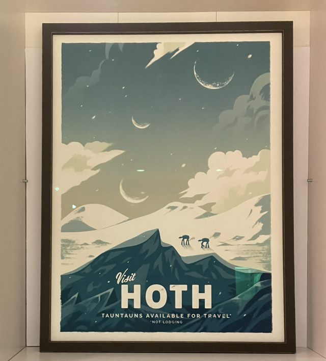 Star Wars Hoth - Druck gerahmt 