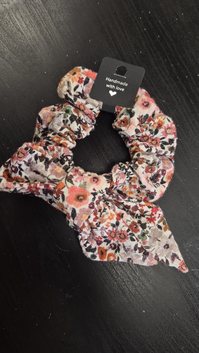 Chouchou à noeud Pink Spring