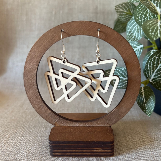 Boucles d'oreilles TROIS TRIANGLES