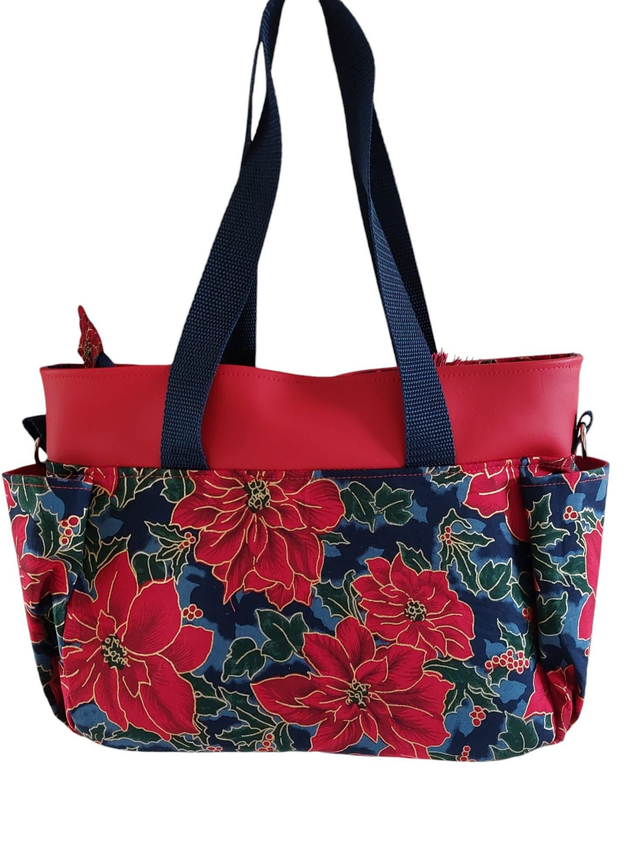 Christmas Poincettia handbag