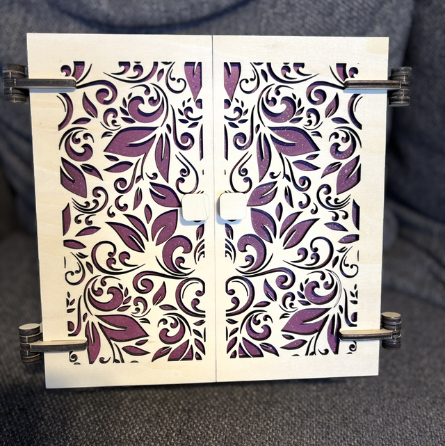 La boîte à bijoux prune 