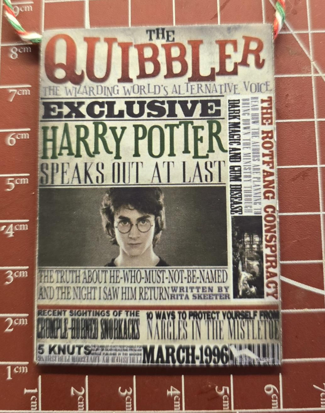 Quibbler Potter decoration 
