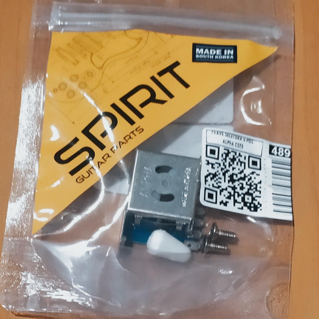 Chave Seletora 5 Pos. Alpha Spirit Guitar Parts Cód 489