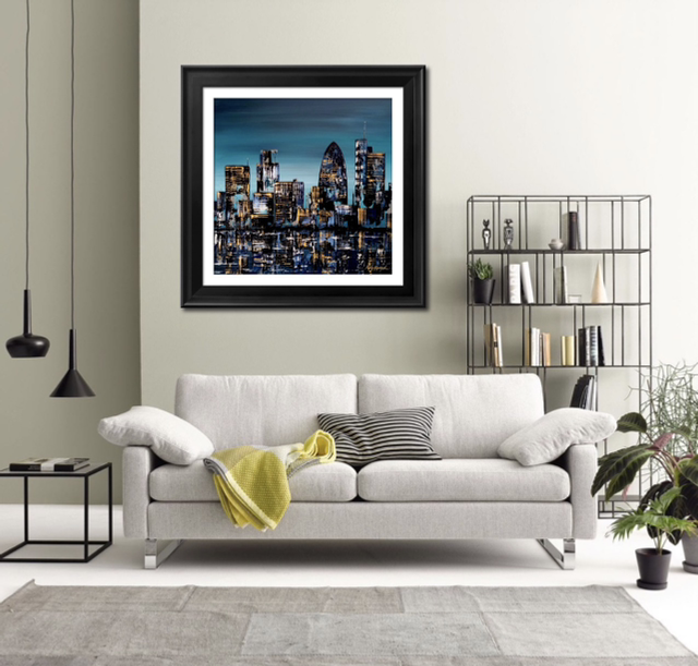 ‘Teal Towers’ Original Painting