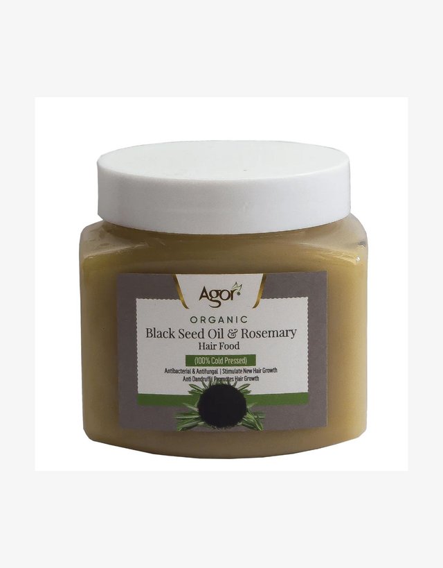 Agor Organic Black Seed Oil &amp; Rosemary Hair Food (300ml)