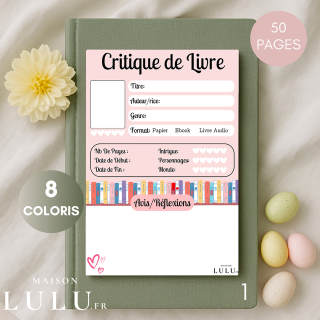 Bloc-Note Suivi, Avis, Résumé et Critique de Livres