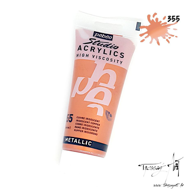 PEBEO - ACRYLIQUE 100ML - CUIVRE IRIDESCENT - PB016355