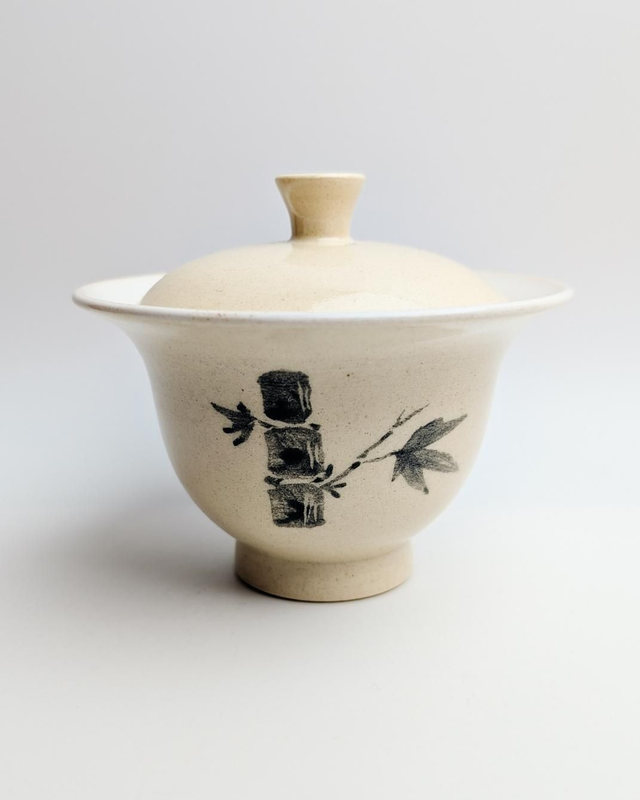 Gaiwan bez spodka "malowany bambus"